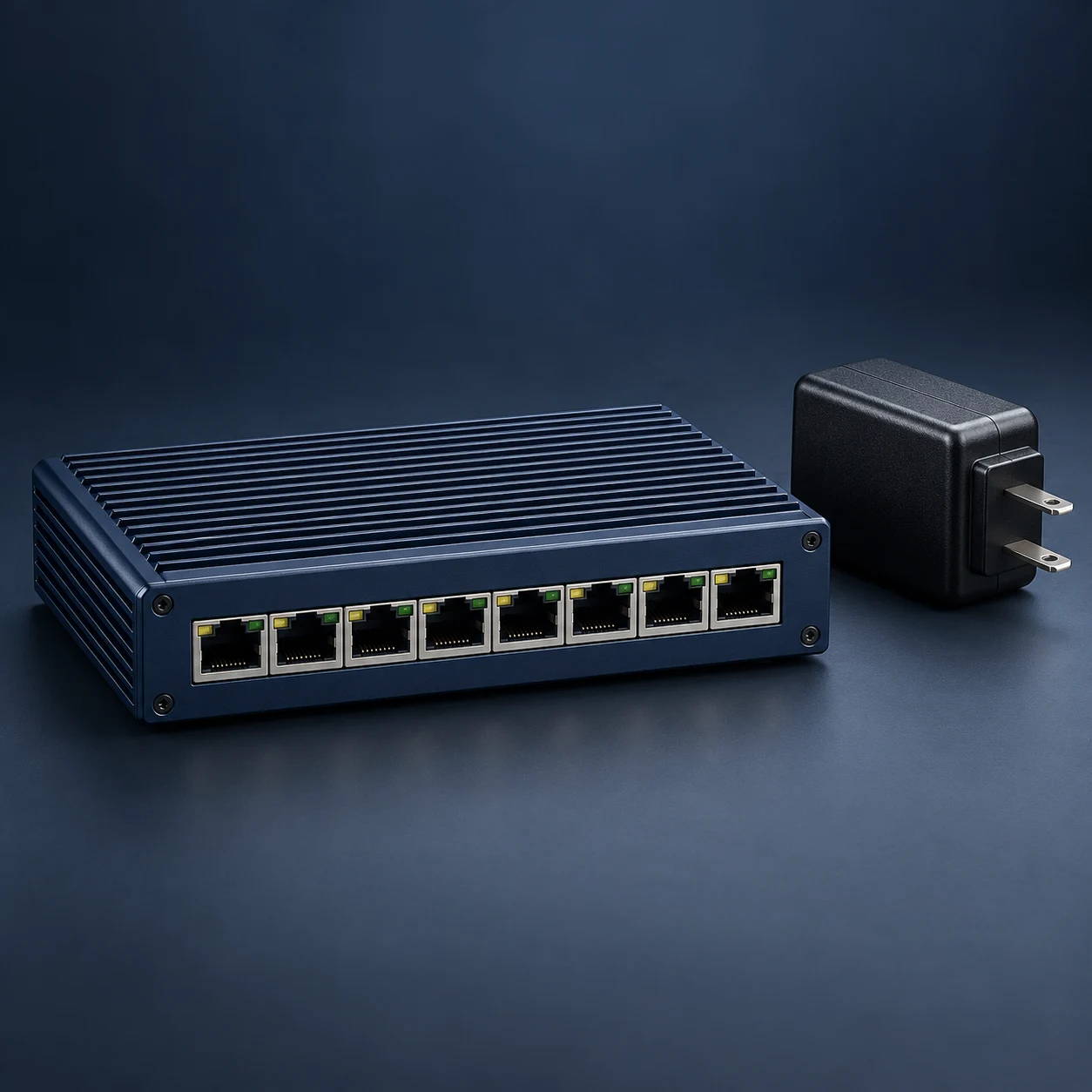 Eight-port Desk Switch
